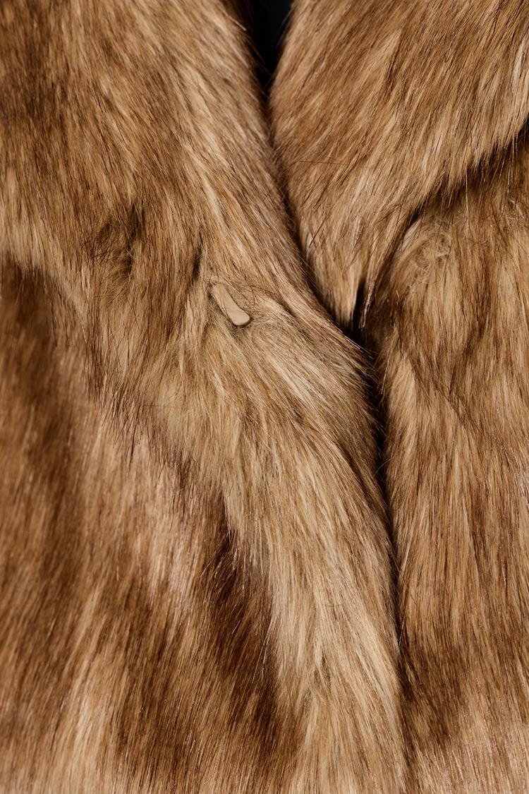 SHORT FAUX FUR-EFFECT JACKET