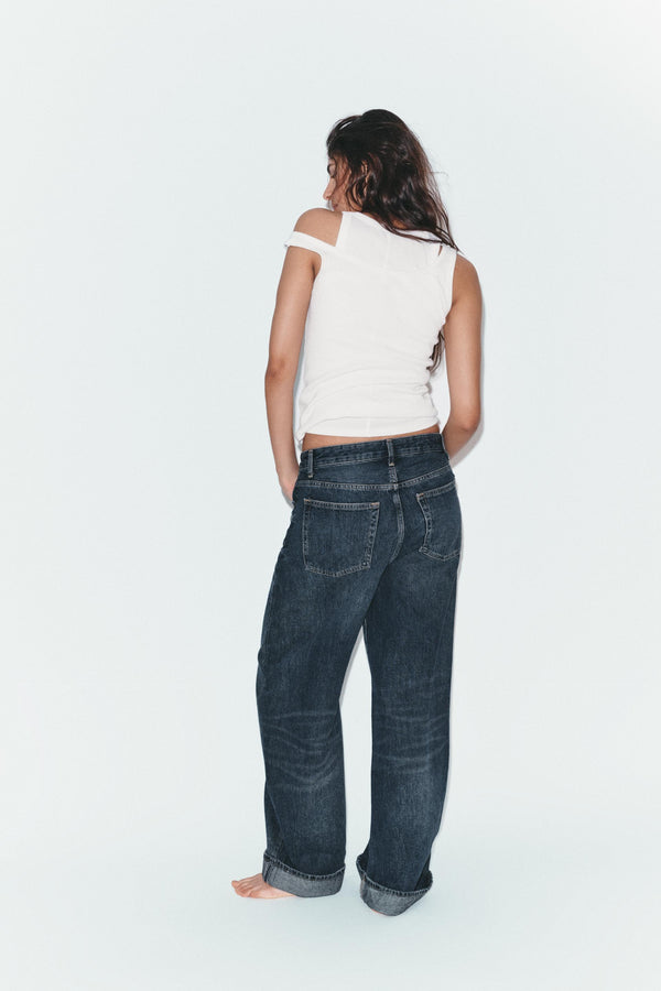 JEANS TRF BAGGY PLIÉ TAILLE MI-HAUTE