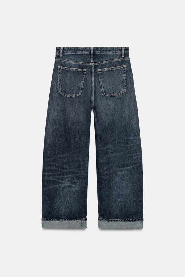 JEANS TRF BAGGY PLIÉ TAILLE MI-HAUTE