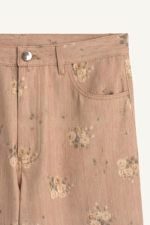 PANTALON IMPRIMÉ FLEURS LIMITED EDITION