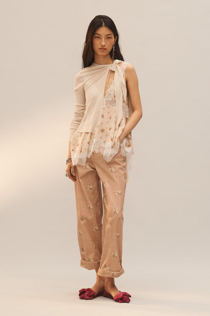 PANTALON IMPRIMÉ FLEURS LIMITED EDITION