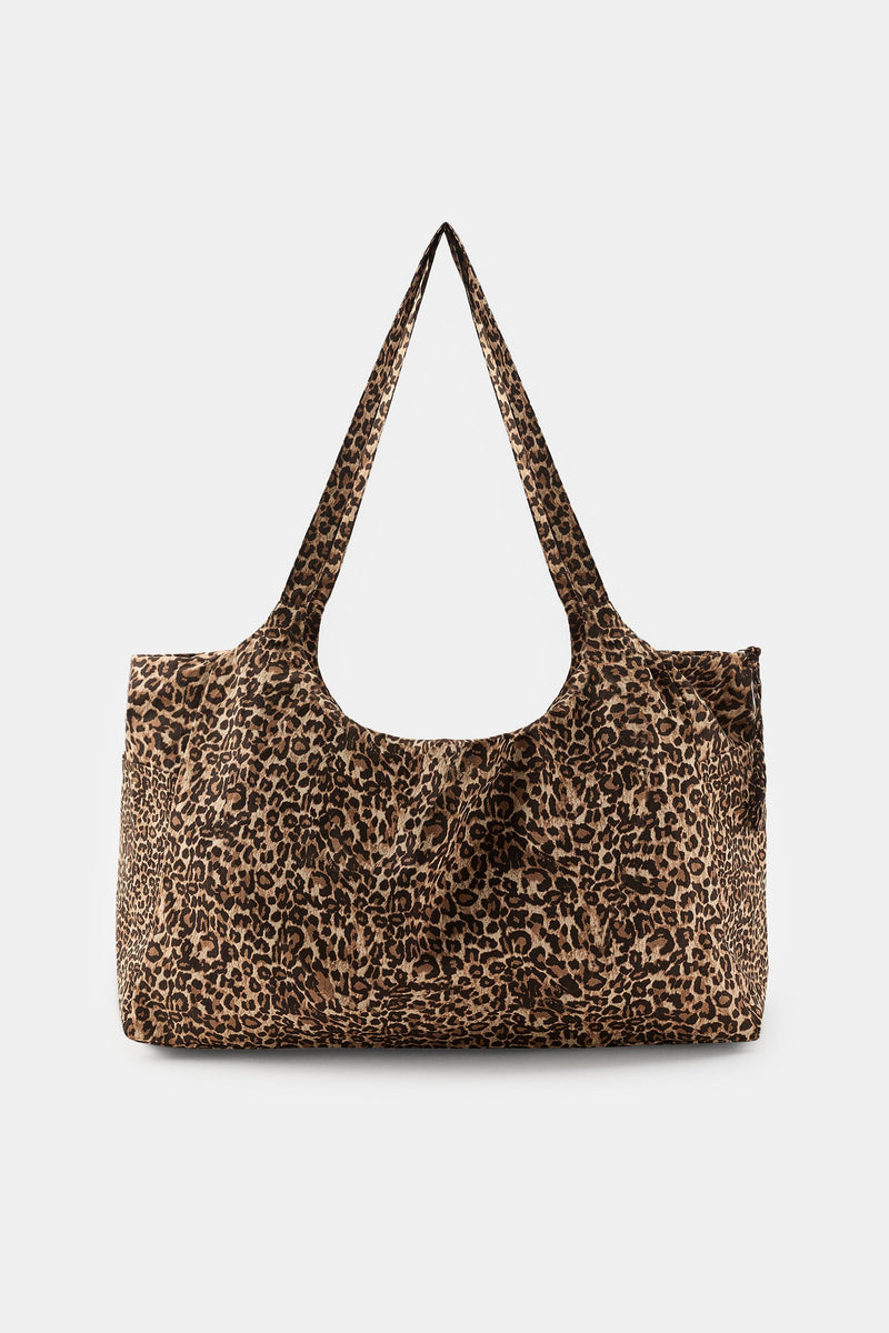 MAXI SAC EN COTON À IMPRIMÉ ANIMALIER